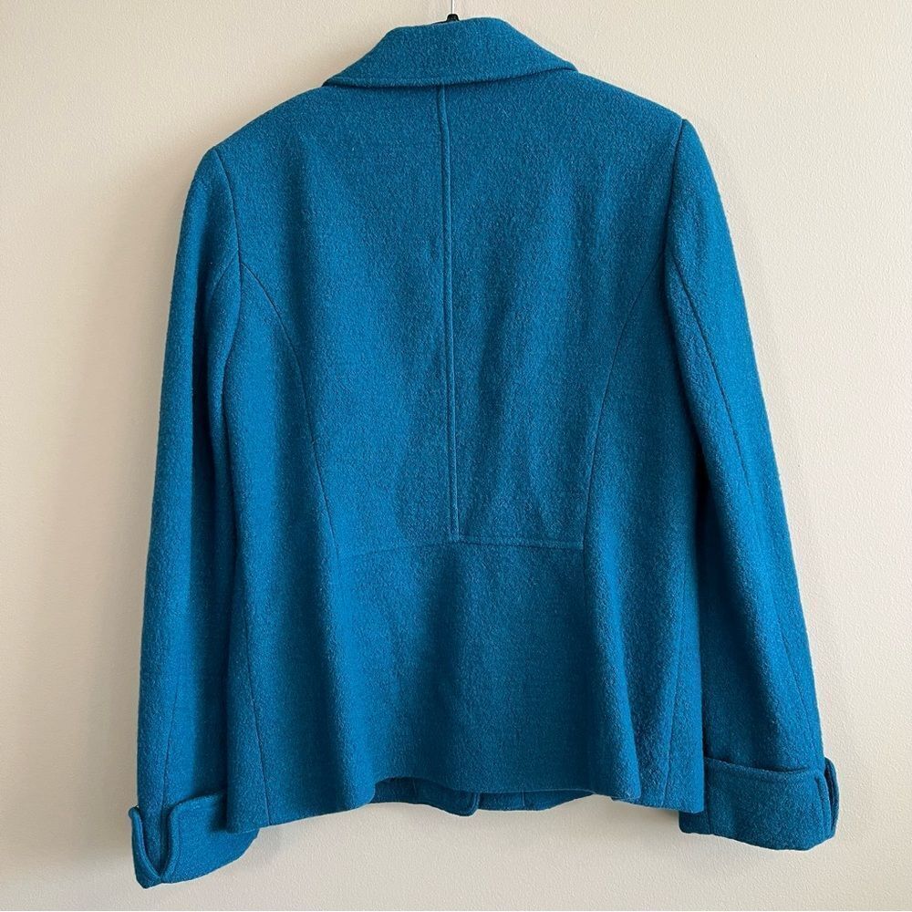 Pendleton Teal Wool Button-Up Jacket - Picture 9 of 11